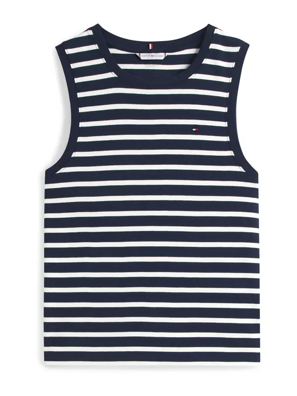Tommy Hilfiger Curve Tommy Hilfiger Curve Top 'CODY'  mornarsko plava / bijela