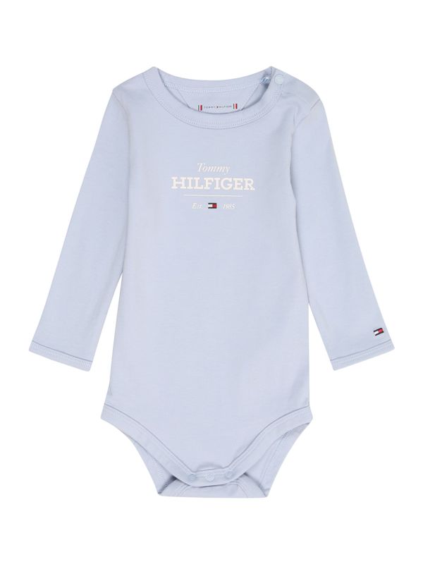 TOMMY HILFIGER TOMMY HILFIGER Dječji bodi  svijetloplava / bijela