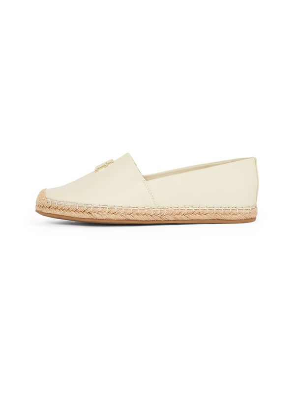 TOMMY HILFIGER TOMMY HILFIGER Espadrile  ecru/prljavo bijela