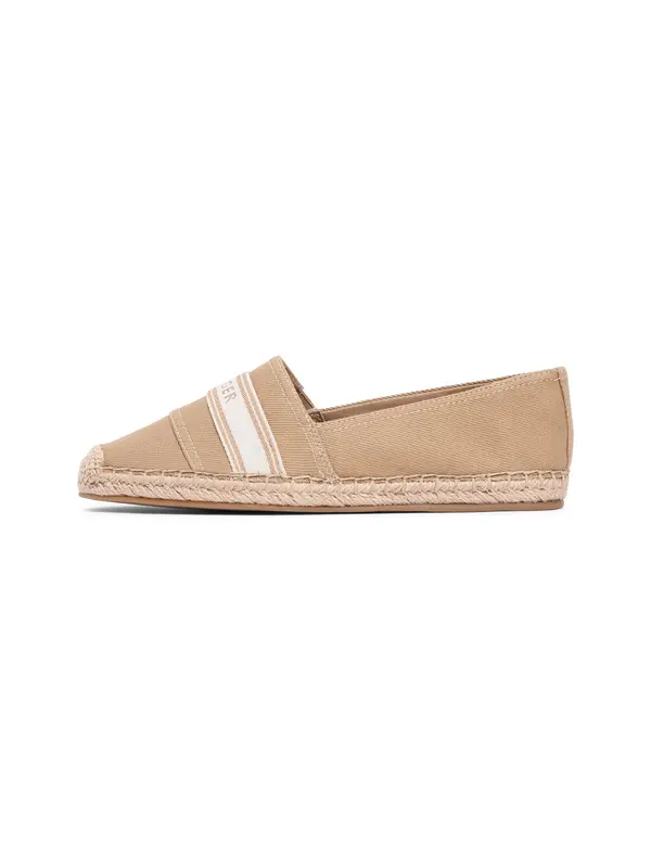 TOMMY HILFIGER TOMMY HILFIGER Espadrile  svijetlosmeđa / prljavo bijela