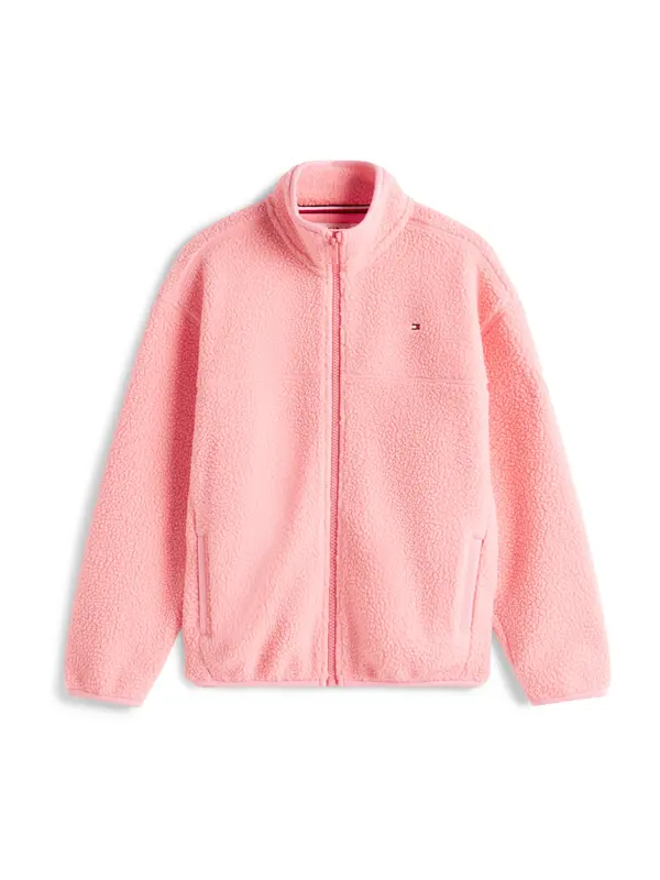 TOMMY HILFIGER TOMMY HILFIGER Flis jakna 'Essential'  svijetloroza