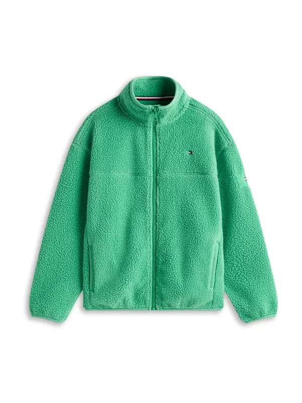 TOMMY HILFIGER TOMMY HILFIGER Flis jakna  zelena