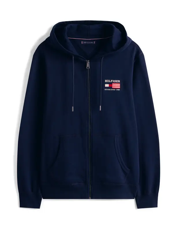 TOMMY HILFIGER TOMMY HILFIGER Gornji dio trenirke 'Americana'  mornarsko plava / crvena / bijela
