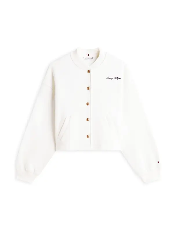 TOMMY HILFIGER TOMMY HILFIGER Gornji dio trenirke  bijela
