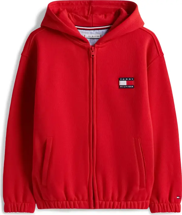 TOMMY HILFIGER TOMMY HILFIGER Gornji dio trenirke 'Heritage'  morsko plava / crvena / bijela