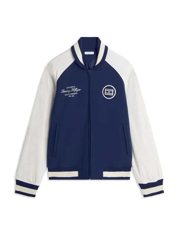 TOMMY HILFIGER TOMMY HILFIGER Gornji dio trenirke 'Nautical'  mornarsko plava / bijela
