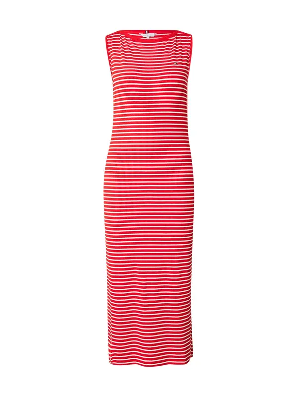 TOMMY HILFIGER TOMMY HILFIGER Haljina  crvena / bijela