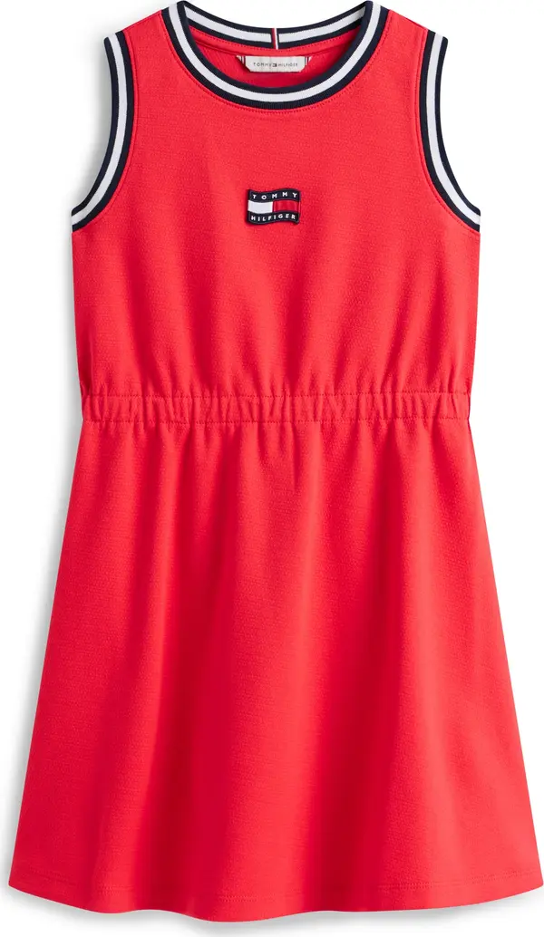 TOMMY HILFIGER TOMMY HILFIGER Haljina  morsko plava / crvena / bijela