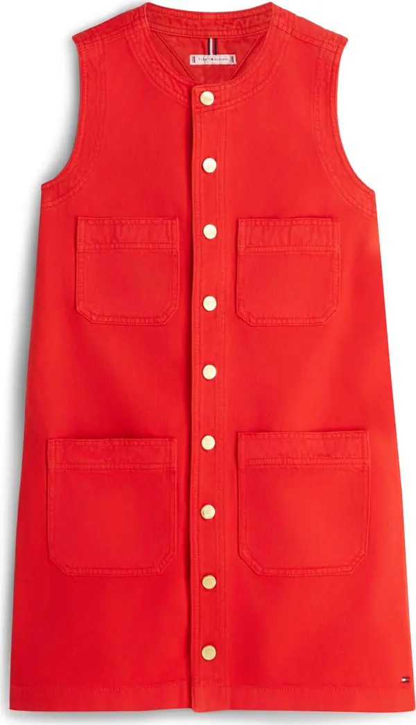 TOMMY HILFIGER TOMMY HILFIGER Haljina  narančasto crvena
