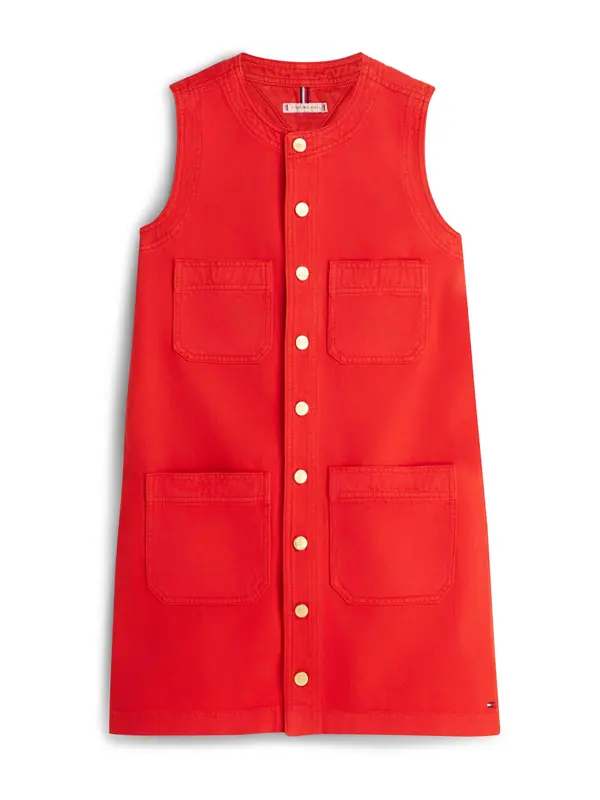 TOMMY HILFIGER TOMMY HILFIGER Haljina  narančasto crvena