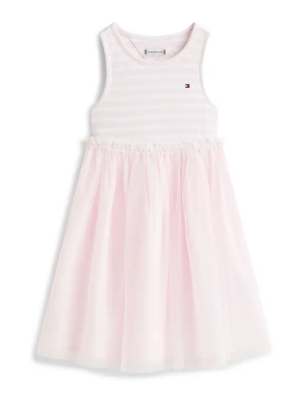 TOMMY HILFIGER TOMMY HILFIGER Haljina  pastelno roza / bijela