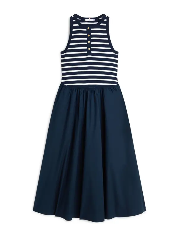 TOMMY HILFIGER TOMMY HILFIGER Haljina  tamno plava / bijela