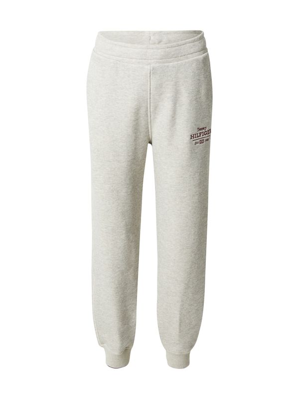 TOMMY HILFIGER TOMMY HILFIGER Hlače  bijela melange