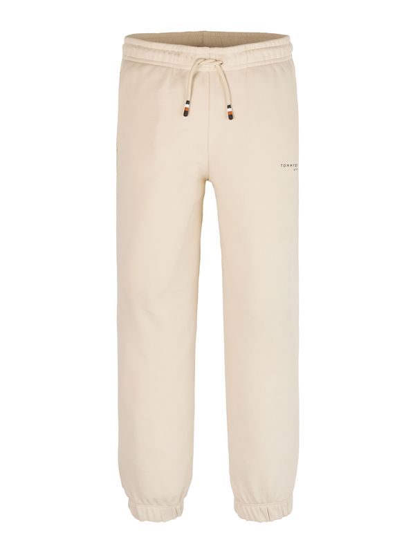 TOMMY HILFIGER TOMMY HILFIGER Hlače  boja pijeska / crna