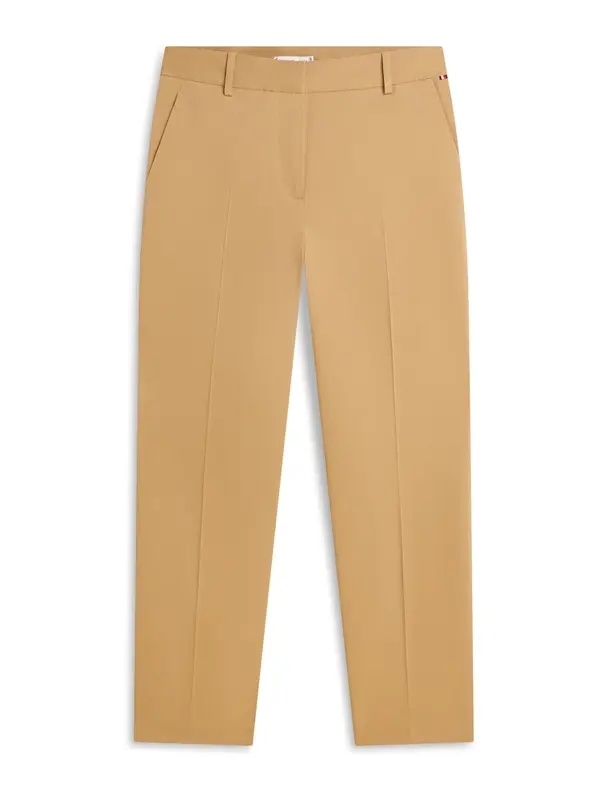 TOMMY HILFIGER TOMMY HILFIGER Hlače na crtu  boja devine dlake (camel)