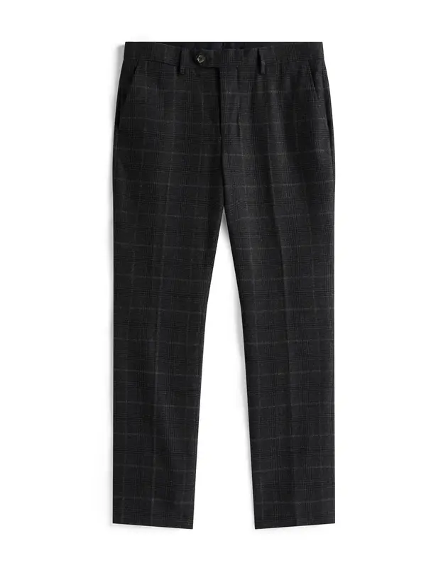 TOMMY HILFIGER TOMMY HILFIGER Hlače na crtu 'DENTON'  antracit siva / tamo siva