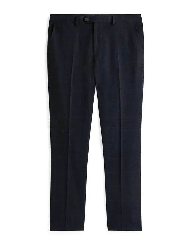 TOMMY HILFIGER TOMMY HILFIGER Hlače na crtu 'DENTON'  mornarsko plava / antracit siva / crna