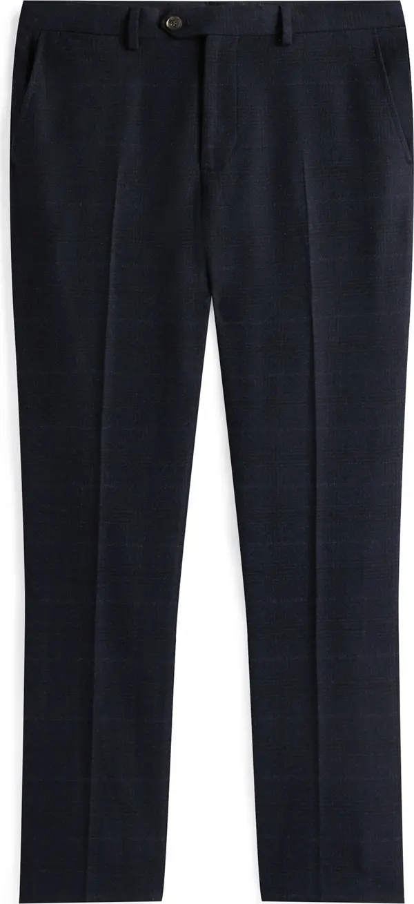 TOMMY HILFIGER TOMMY HILFIGER Hlače na crtu 'DENTON'  mornarsko plava / antracit siva / crna