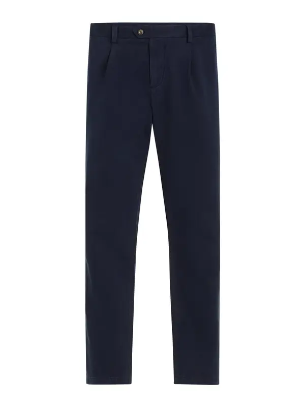 TOMMY HILFIGER TOMMY HILFIGER Hlače s naborima 'HARLEM'  mornarsko plava