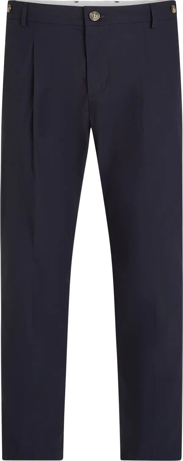 TOMMY HILFIGER TOMMY HILFIGER Hlače s naborima 'HARLEM'  tamno plava