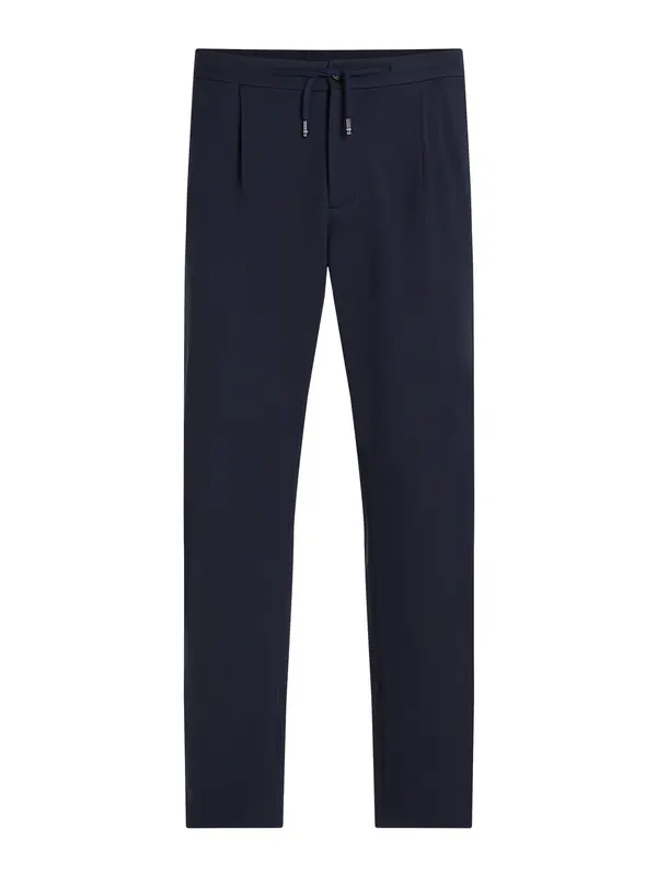 TOMMY HILFIGER TOMMY HILFIGER Hlače s naborima  plava