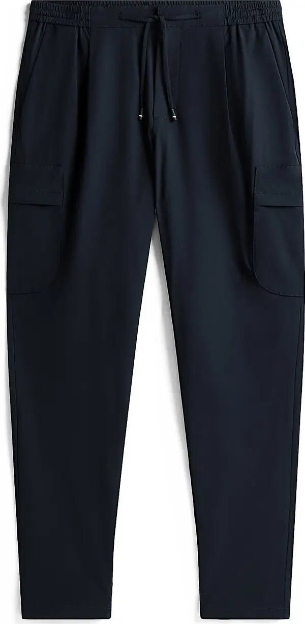 TOMMY HILFIGER TOMMY HILFIGER Hlače  tamno plava
