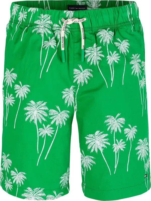TOMMY HILFIGER TOMMY HILFIGER Hlače  zelena / prljavo bijela