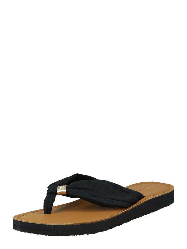 TOMMY HILFIGER TOMMY HILFIGER Japanke 'Elevated Monogram Plaque'  noćno plava / zlatna