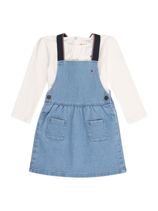 TOMMY HILFIGER TOMMY HILFIGER Jednodijelni komplet 'DENIM DUNGAREE DRESS'  plavi traper