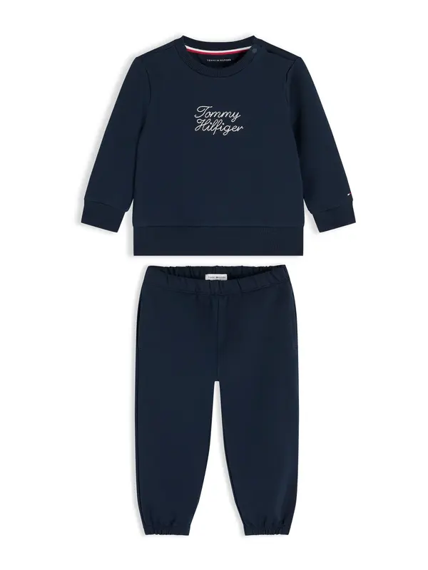 TOMMY HILFIGER TOMMY HILFIGER Jogging komplet  mornarsko plava / bijela
