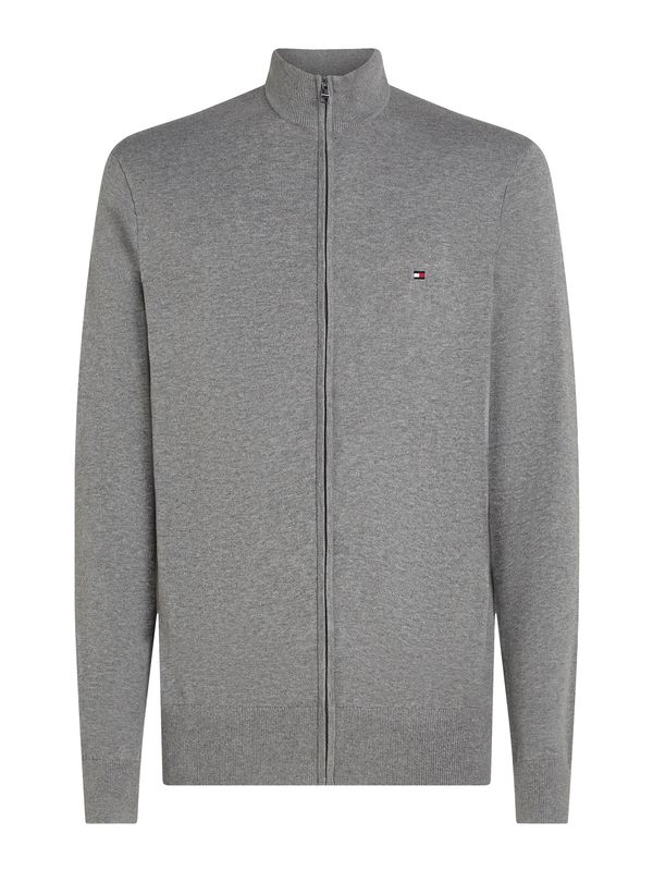 TOMMY HILFIGER TOMMY HILFIGER Kardigan 'Essential'  kameno siva