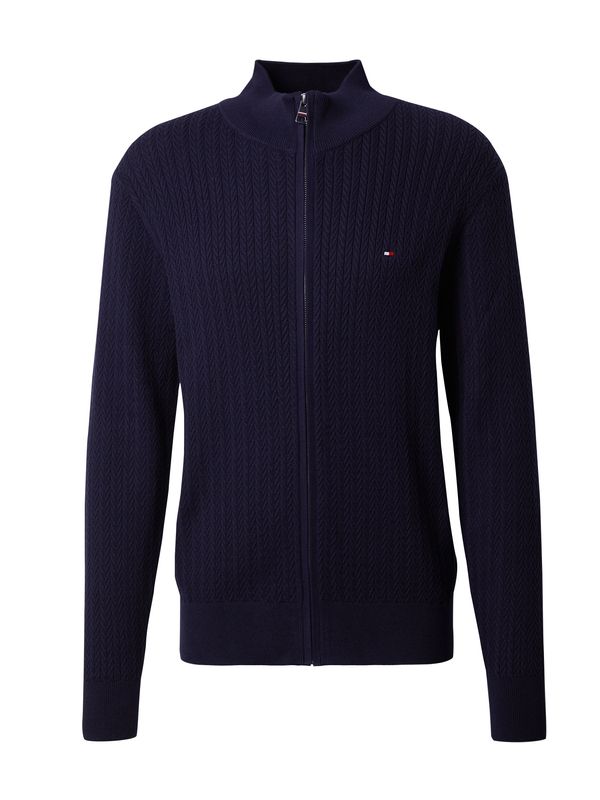 TOMMY HILFIGER TOMMY HILFIGER Kardigan 'Herringbone'  mornarsko plava