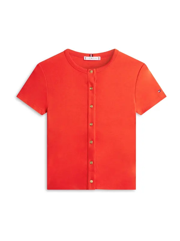 TOMMY HILFIGER TOMMY HILFIGER Kardigan  mornarsko plava / narančasta / crvena / bijela