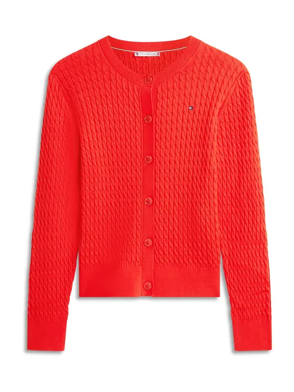 TOMMY HILFIGER TOMMY HILFIGER Kardigan  narančasto crvena