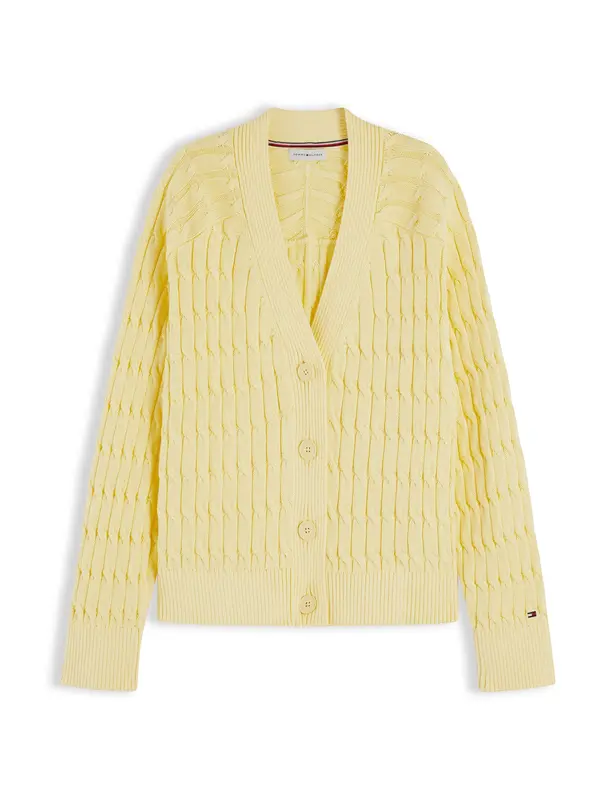 TOMMY HILFIGER TOMMY HILFIGER Kardigan  svijetložuta