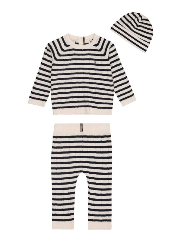 TOMMY HILFIGER TOMMY HILFIGER Komplet  morsko plava / bijela