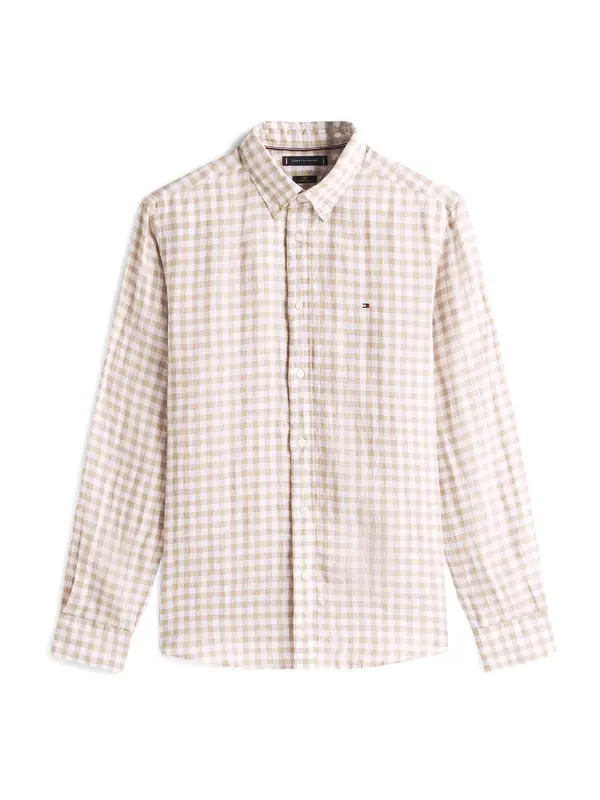 TOMMY HILFIGER TOMMY HILFIGER Košulja 'ESSENTIAL'  karamela / bijela