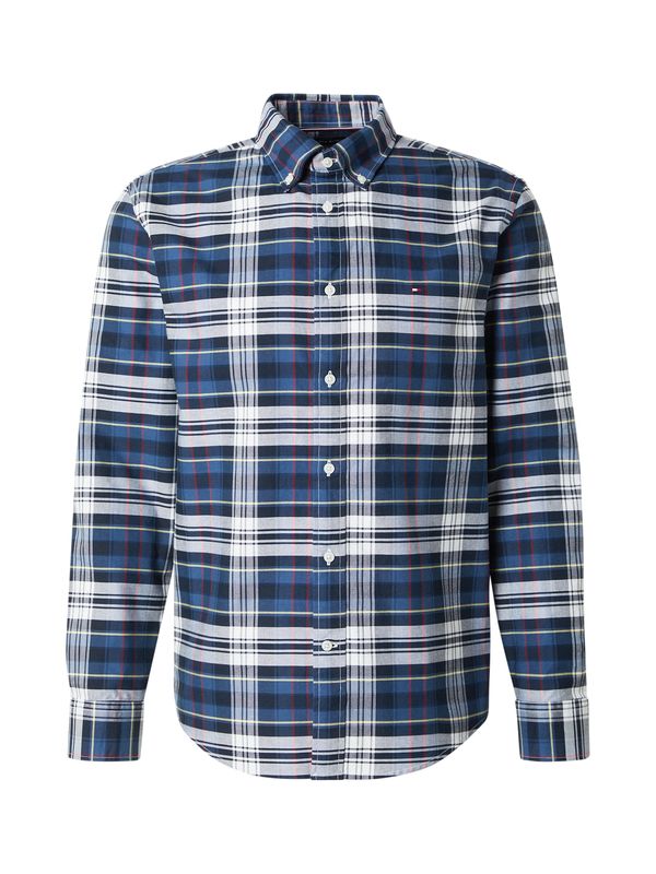 TOMMY HILFIGER TOMMY HILFIGER Košulja 'HERITAGE'  mornarsko plava / žuta / crvena / bijela