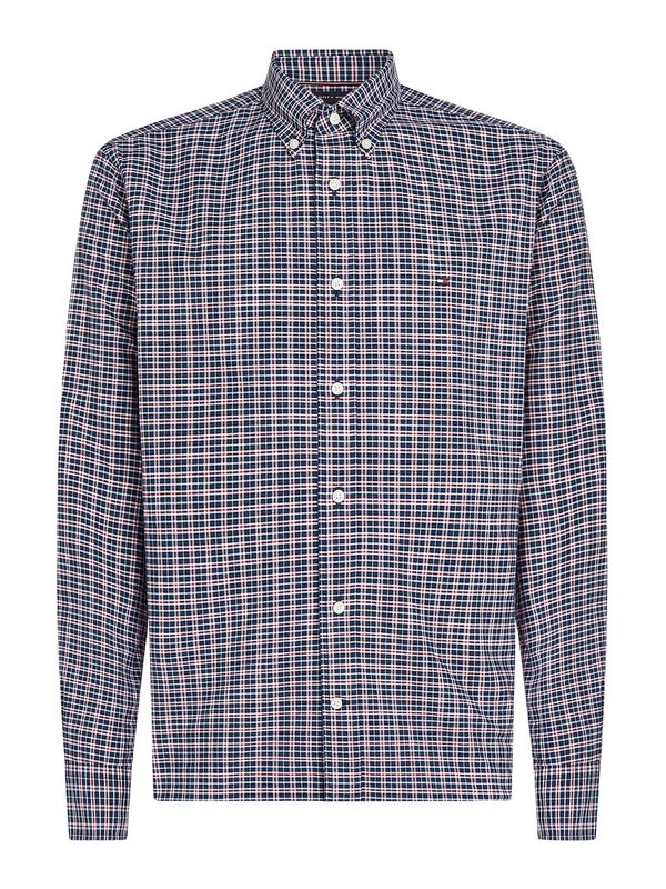 TOMMY HILFIGER TOMMY HILFIGER Košulja 'HERITAGE'  morsko plava / boja vina / bijela