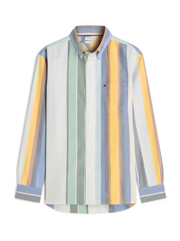 TOMMY HILFIGER TOMMY HILFIGER Košulja 'HERITAGE'  svijetloplava / med / menta / bijela