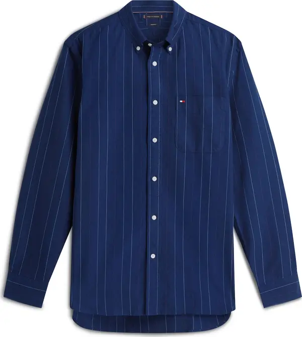 TOMMY HILFIGER TOMMY HILFIGER Košulja 'Heritage'  tamno plava / bijela