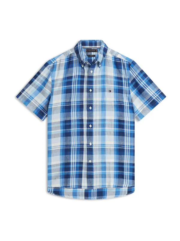 TOMMY HILFIGER TOMMY HILFIGER Košulja  plava / sivkasto plava / tamno plava / prljavo bijela