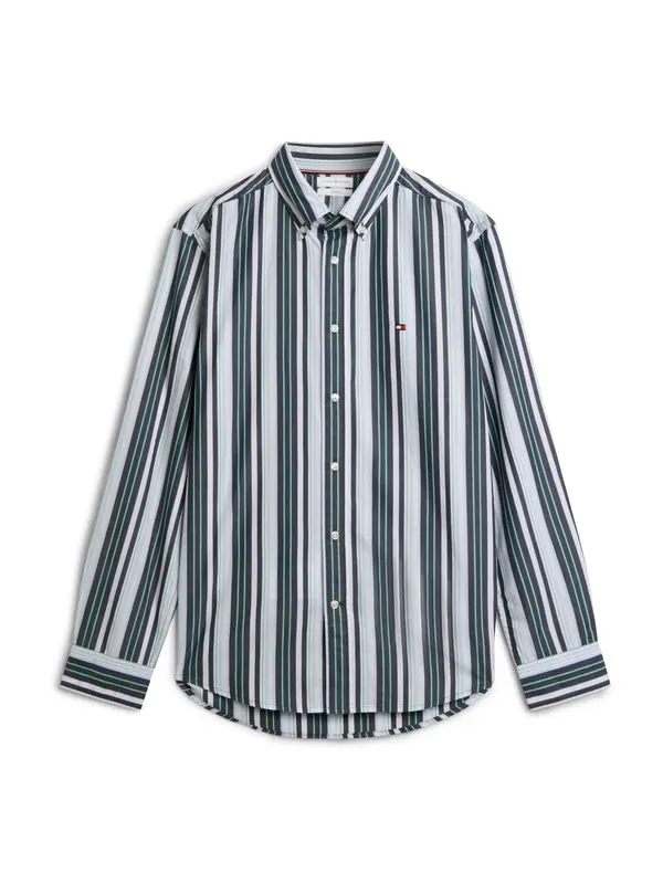 TOMMY HILFIGER TOMMY HILFIGER Košulja  smaragdno zelena / menta / bijela