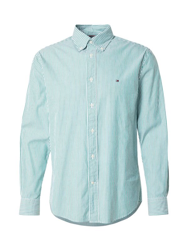 TOMMY HILFIGER TOMMY HILFIGER Košulja  zelena / bijela