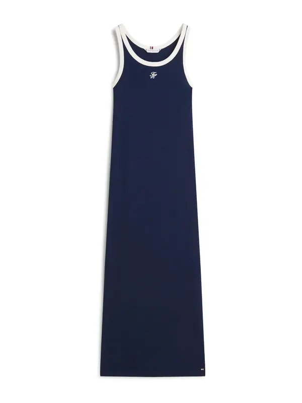 TOMMY HILFIGER TOMMY HILFIGER Ljetna haljina  morsko plava / bijela