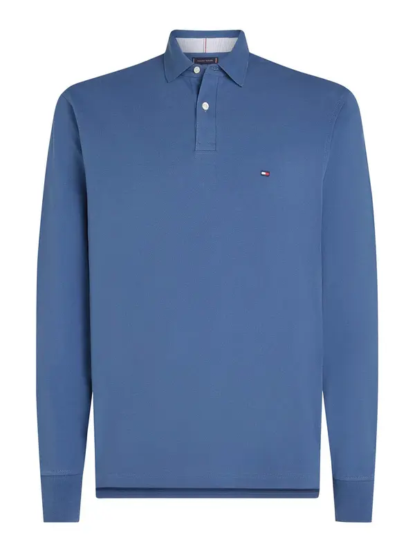 TOMMY HILFIGER TOMMY HILFIGER Majica '1985 REGULAR LS POLO'  morsko plava