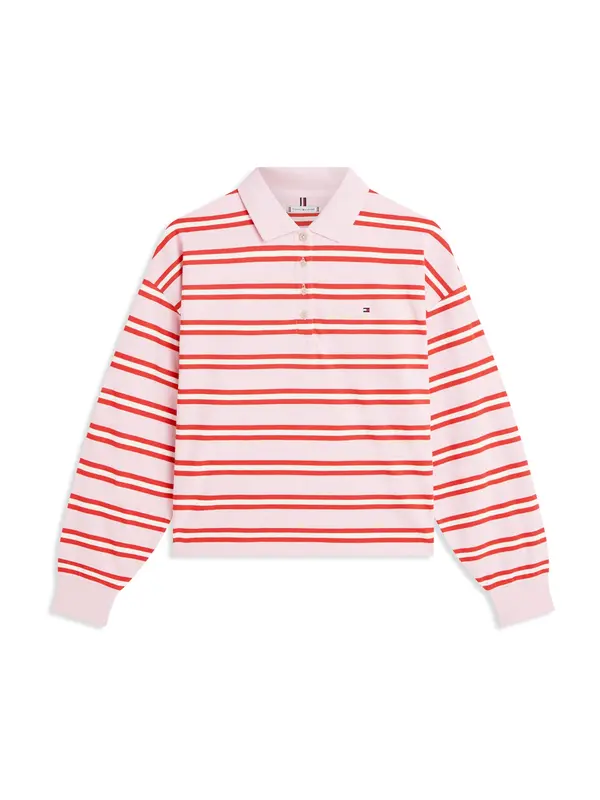 TOMMY HILFIGER TOMMY HILFIGER Majica '1985'  roza / crvena / bijela