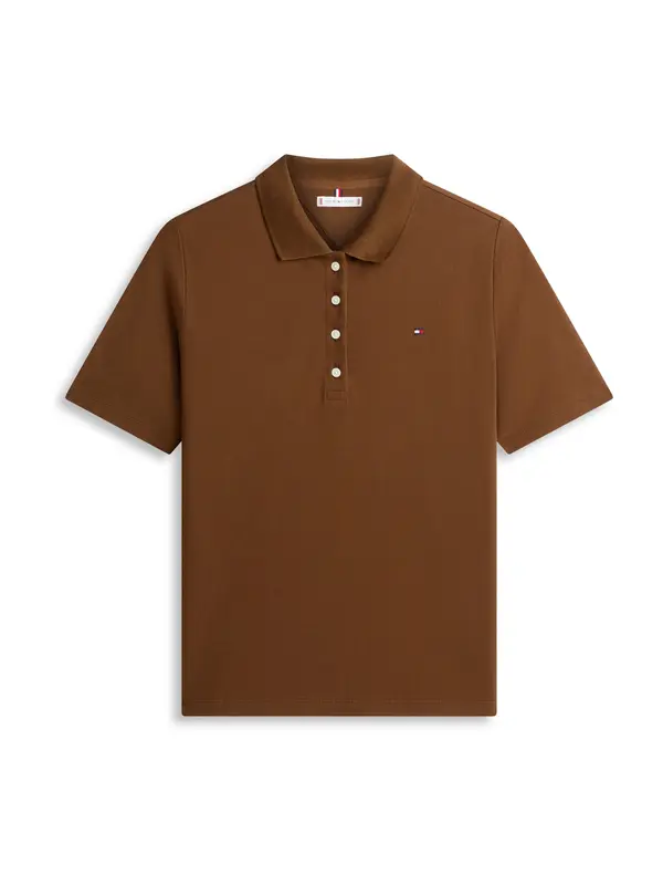 TOMMY HILFIGER TOMMY HILFIGER Majica '1985'  tamno plava / smeđa / crvena / bijela