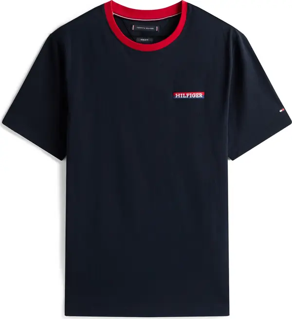 TOMMY HILFIGER TOMMY HILFIGER Majica 'AMERICANA'  plava / morsko plava / crvena / bijela
