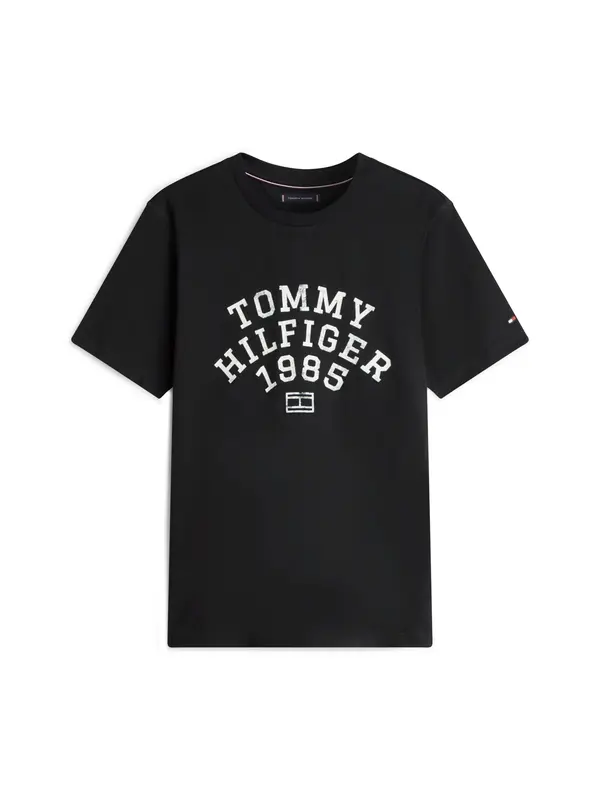 TOMMY HILFIGER TOMMY HILFIGER Majica 'ARCH'  crna / bijela